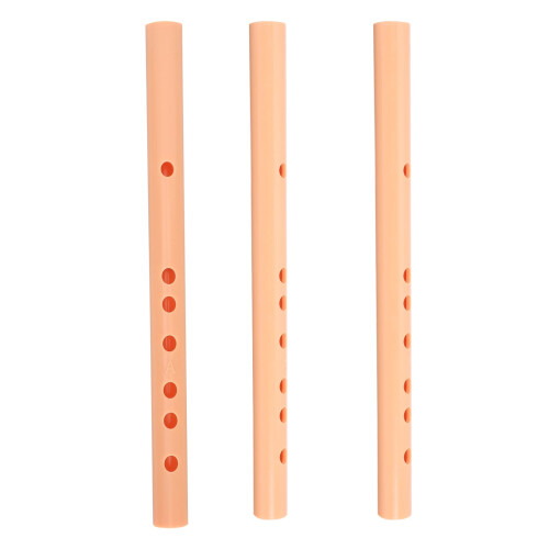 Beginner Plastic Flute for Kids Khaki ABS 32cm