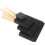 Black paint sponges for finishing projects 3 sets 1