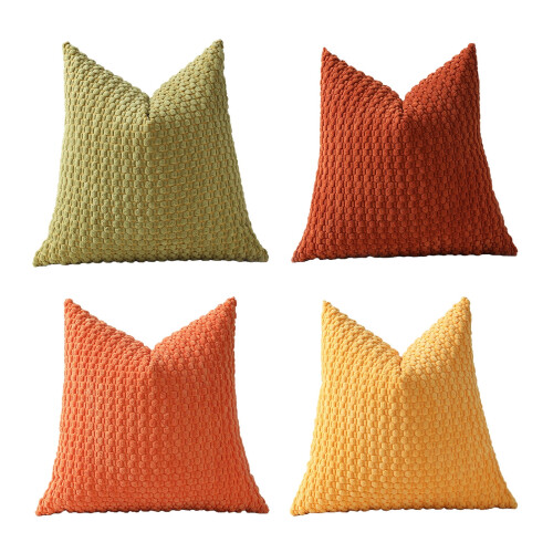 Soft Weave Pillowcases Set Standard Size 4 Pcs 1