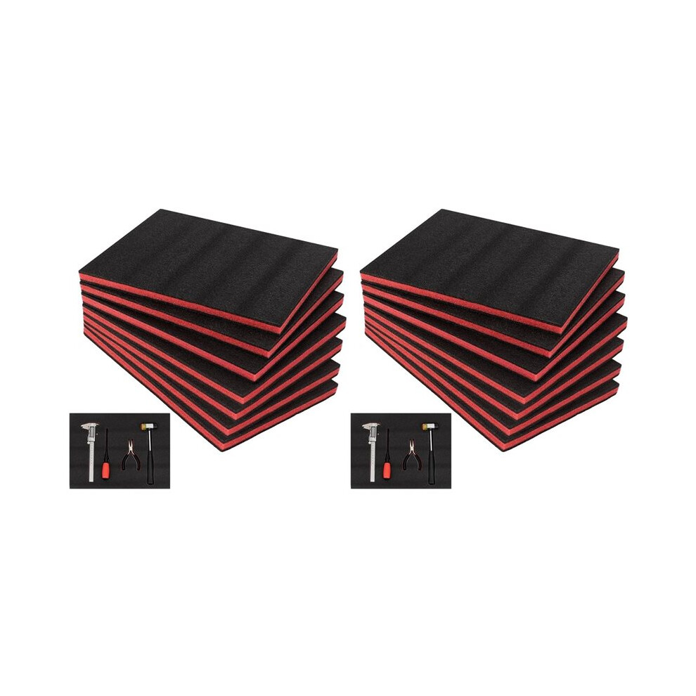 14Pcs Tool Box Foam,15.7X11.8x0.9inch Tool Inserts For Toolbox Hard Case Drawer Camera Toolbox Tool Shadow Insert 6032858916046