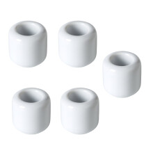 Weiße Keramik-Kerzenhalter für kleine Spitzkerzen, 1er-Pack