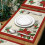Christmas Placemats Holiday Design 4-Piece Set 8