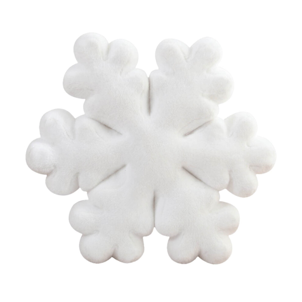 Snowflake Throw Pillow Velvet 40x40cm Decorative Cushion