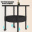 Wooden nightstand minimalist design 1 piece 8