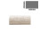 Hand Towels Striped Cotton Absorbent Soft Decorative Khaki 2