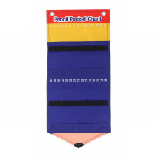 Pencil Parking Pocket Chart 30-Slot Wall-Mount Organizer