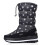 Damen-Winterstiefel, einfarbig, dicke Sohle 1