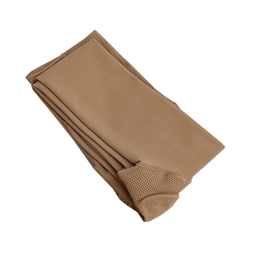 Meia-calça feminina forrada e quente, transparente e com compressão.
