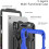 Capa à prova de choque para iPad de 11ª geração com suporte e alça. 3