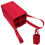 Φορητή τσάντα μεταφοράς κρασιού από τσόχα για 4 μπουκάλια 1