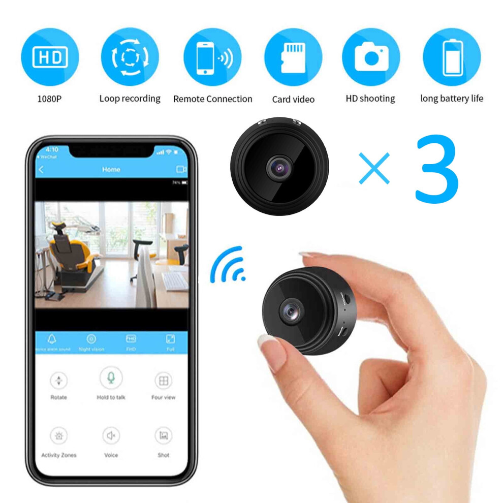 Mini Wifi Camera 1080P With Audio And Night Vision 9329345483158