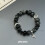 Leaf Charm Beaded Bracelet Glass Multi-Color 1 Piece 4