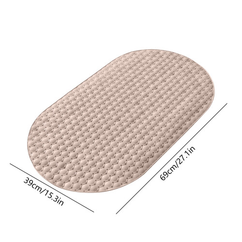 Tapis de bain à ventouses antidérapant pour douche (1 pièce) 2