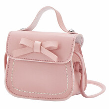 Dámska elegantná ružová kožená crossbody kabelka