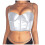 Γυναικείο σατέν κορσέ crop top με V ντεκολτέ, αμάνικο, στενή γραμμή 1