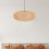 Bamboo Wicker Pendant Lamp Adjustable Modern Shade 2