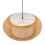 Bamboo Wicker Pendant Lamp Adjustable Modern Shade 8