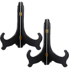 Wooden Plate Stand Display Easel 2 Pack