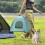 Portable Cat Tent with Slip-Resistant Bottom and Pop-Up 2