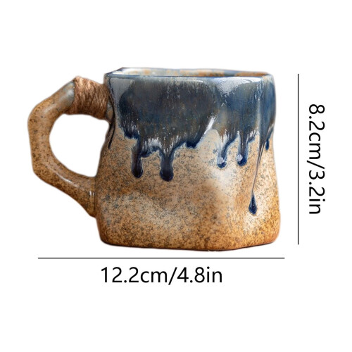 Keramisk kaffekrus mineralkrystaldesign 12oz 1