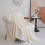 Solid Color Fuzzy Throw Blanket Brown 200x230 cm 8