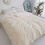 Solid Color Fuzzy Throw Blanket Brown 200x230 cm 6