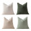 Blødt vævet pudebetræksæt, 4-pak polyester, 35x35 cm 2