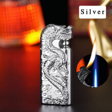 Briquet Ă butane double flamme coupe-vent (1 briquet)