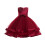 Girls' Solid Pearl-Net Dress with Bowknot, 1 piece 1