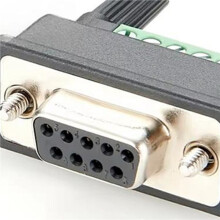 2X DB9 to Terminal Block Adapter  DB9F-to-TB for MOXA for Industrial Automation and Serial Communication