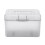 Indexkaartendoos van plastic, 3x5 inch, wit. 2