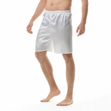 Weiße Herren-Sommershorts in Übergröße