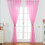 FRCOLOR glitter silver star curtains child size 2 1