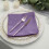 Serviettes de table violettes améthystes en polyester (20 pièces) 8