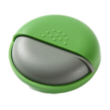 Organizator de pastile portabil circular cu sistem de tip „push-pull” (5 buc.)