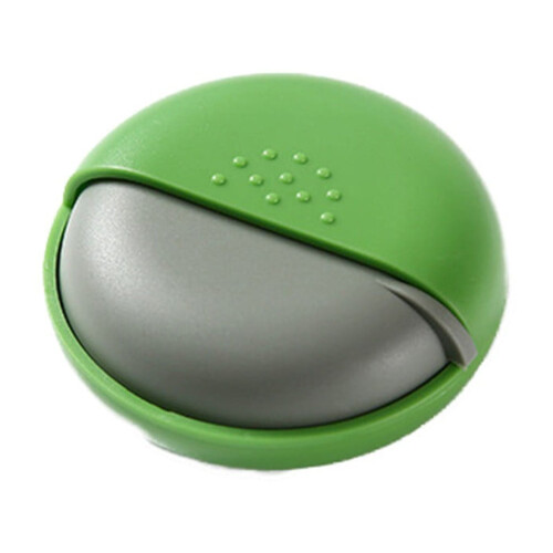 Organizator de pastile portabil circular cu sistem de tip „push-pull” (5 buc.)