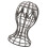 Portable wig display rack plastic head stand for home or 1