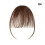 Flequillo postizo de cabello humano para mujer 1