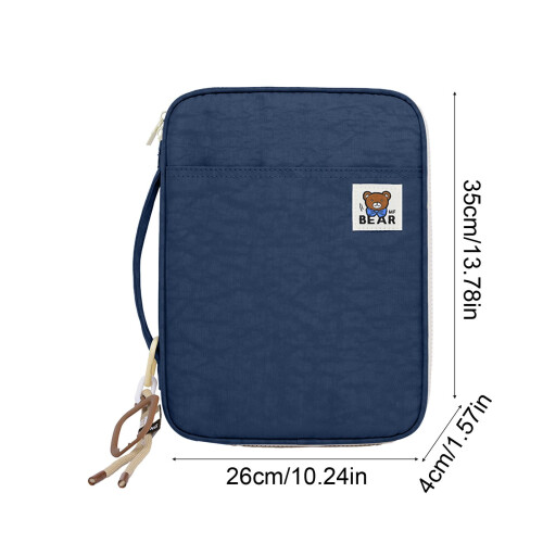 Tablet Sleeve Organizer Nylon 13.78 Inch Water-Resistant 2