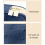 Tablet sleeve bag multilayer lightweight for travel 5