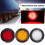 12V-24V4-tommer 16-LED runde baglygter2 stk. 2