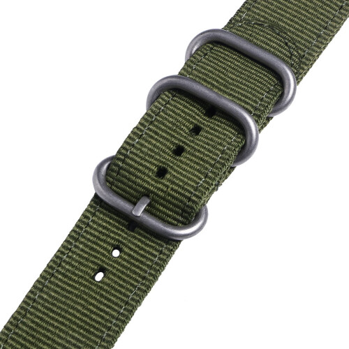 Nylon Watch Strap Green 22 mm for Men 1