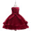 Girls' Solid Pearl-Net Dress with Bowknot, 1 piece 6