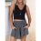 Dame Sportshorts Grå Mellem 5