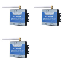 3X RTU5024 GSM Gate Deuropener Relais Schakelaar Mobiele Telefoon Deur Afstandsbediening 850/900/1800/1900MHz