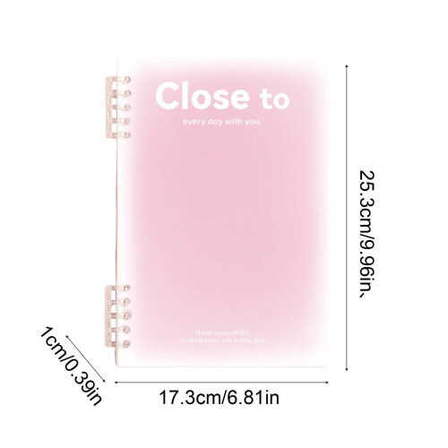 B5 Thickened Coil Notebook with Plastic Cover 60 Sheets 2