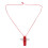 Plastic whistle for crisp sound, red, 1 piece 7