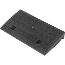Outdoor Threshold Ramp for Wheelchair Driveway Black