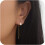 Gold Pearl Stud Earrings 14K Gold Plated 1 Pair 1