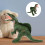 Pluche Spinosaurus-figuur voor kinderen (1 stuk) 6